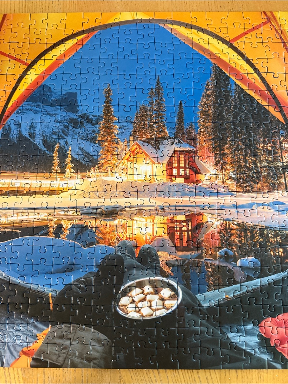 Puzzle by Ravensburger. 500ct  Emerald Lake